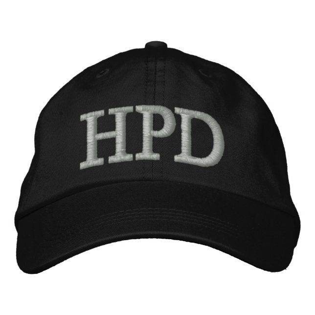 HPD EMBROIDERED BASEBALL CAP (Front)