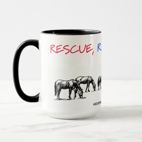 HPF Rescue Rehab Rehome Color_Lined Coffee Mug