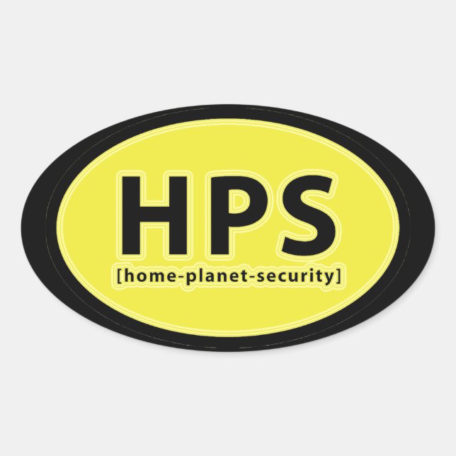 HPS OVAL STICKER (Front)