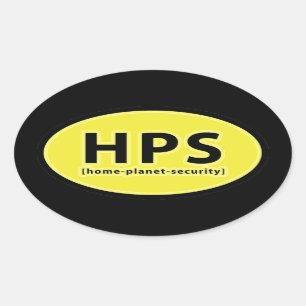 HPS OVAL STICKER