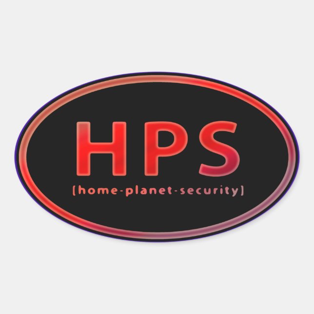 HPS OVAL STICKER (Front)