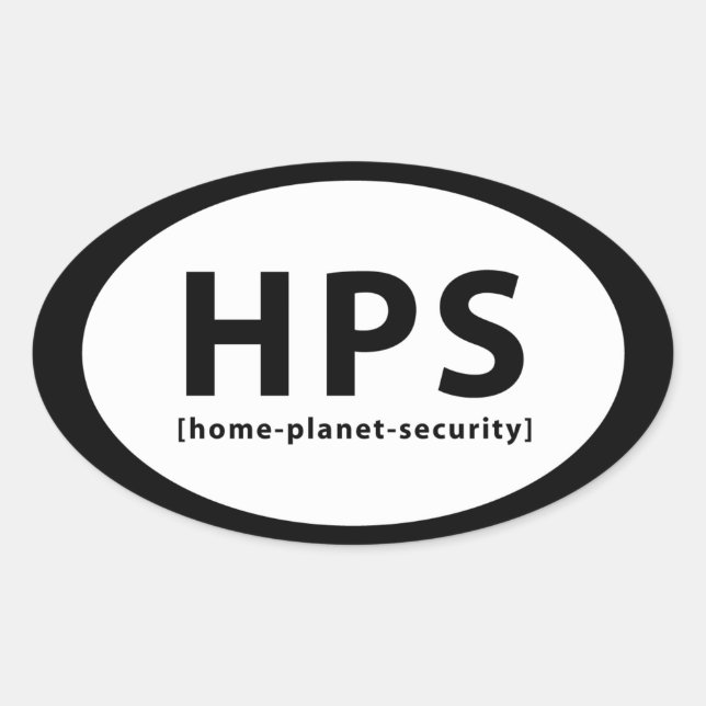 HPS OVAL STICKER (Front)