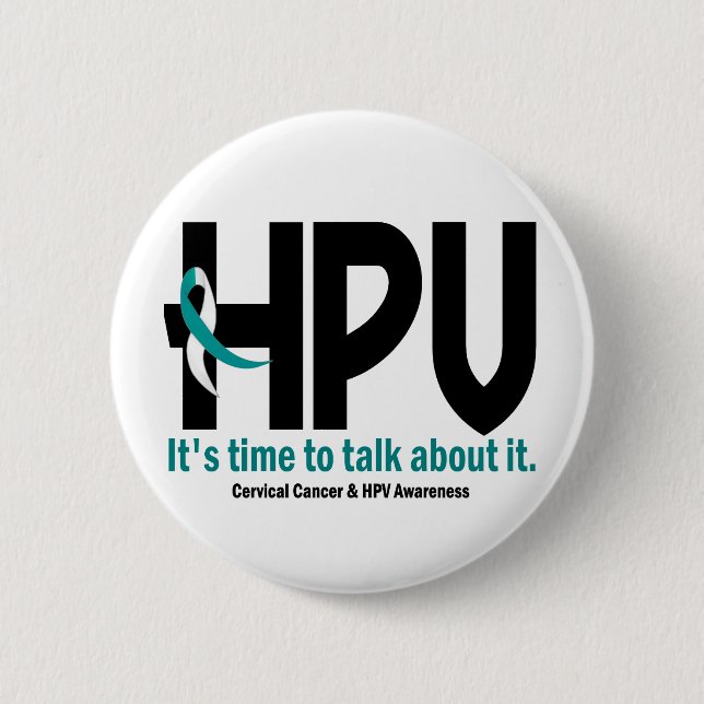 HPV Awareness 1 Button (Front)