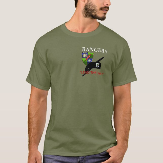 HQ BATTALION 75TH RANGER REGT T-SHIRT (Front)