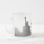 Hq Frosted Mug Statue Of Liberty Rising From Fog at Zazzle