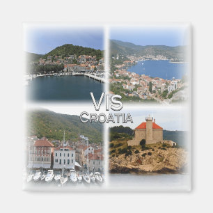 HR0037 Europe, Croatia, Vis, fridge Magnet