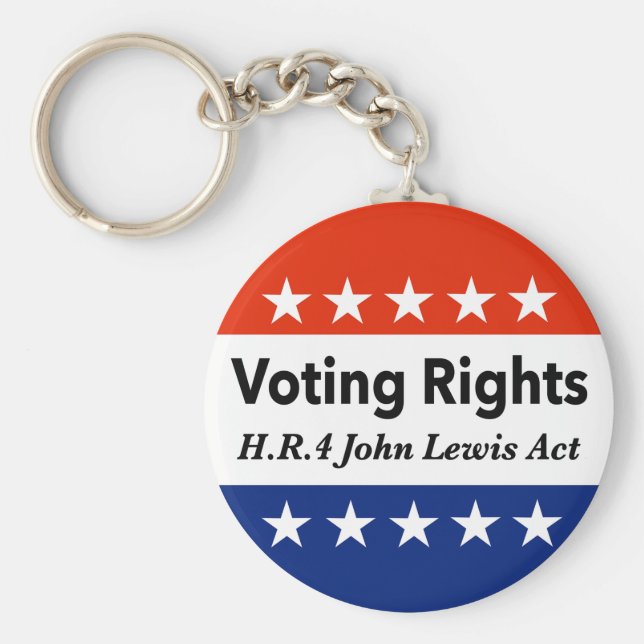 HR4 John Lewis Voting Rights Act Keychain (Front)