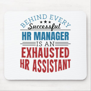 HR Assistant Funny Quote Human Resources Mouse Pad
