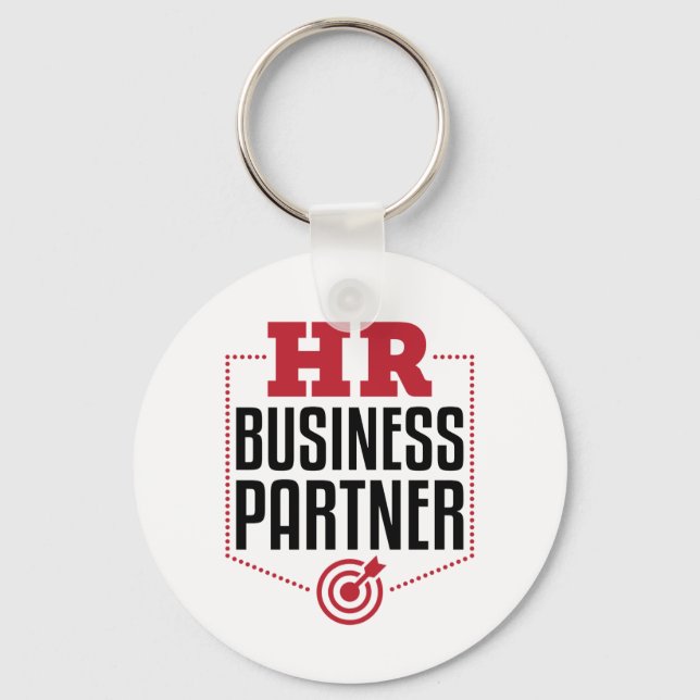 HR Business Partner Human Resources Keychain (Front)
