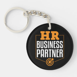 HR Business Partner Human Resources Professional Keychain