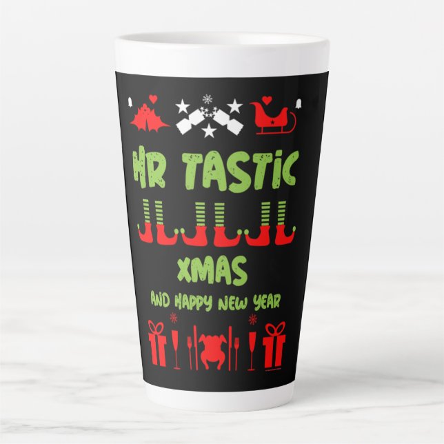 HR Christmas Gifts Coffee  Latte Mug (Front)