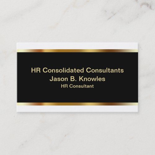 HR Consultant Business Cards