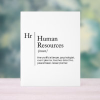HR Definition dictionnary