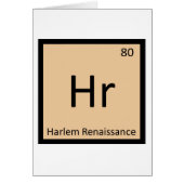 Hr - Harlem Renaissance Art Periodic Table Symbol (Front)