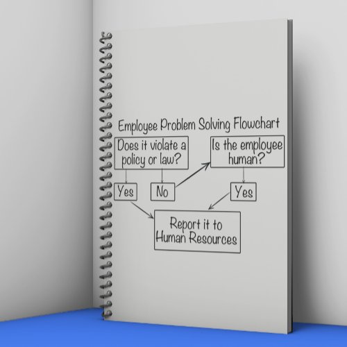 HR Human Resources Employee Problem Solver Notebook
