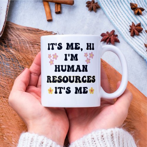 HR Human resources Mug Gifts Accent Black coffee Mug