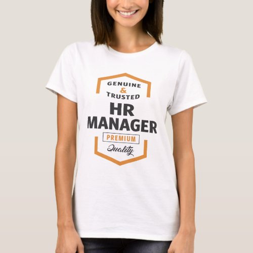 HR Manager Logo Gift Ideas T_Shirt