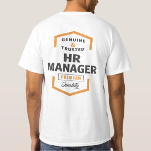 HR Manager Logo Gift Ideas. T-Shirt