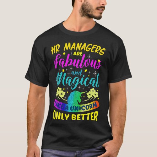 HR Managers Human Resources Manager Employee T_Shirt