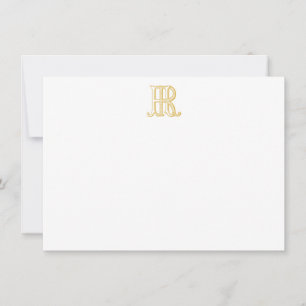 HR Monogram or RH Monogram Notecards