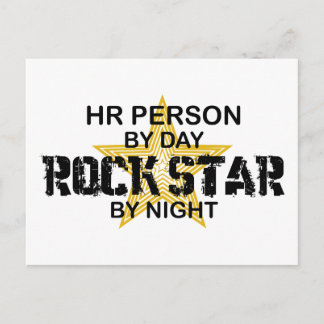 HR Person Deadly Ninja Postcard