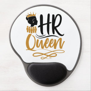 HR Queen Human Resources Women Gel Mouse Pad