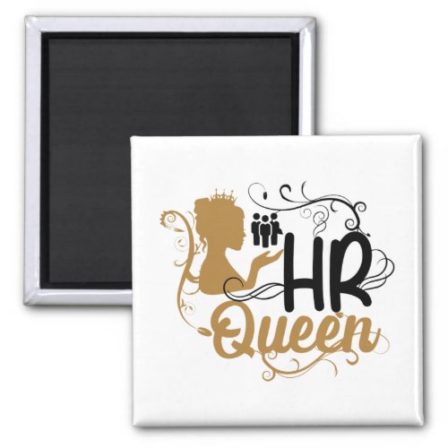HR Queen Human Resources Women Magnet