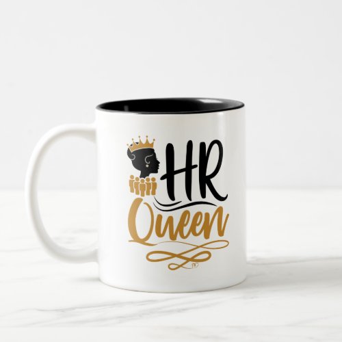 HR Queen Human Resources Women Two_Tone Coffee Mug