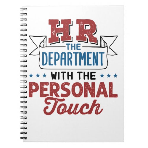 HR The Department with the Personal Touch Notebook