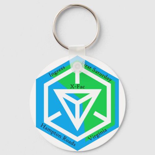 HR VA X_Fac Round keychain