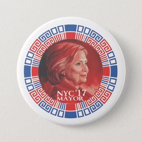 HRC for NYC 2017 Button