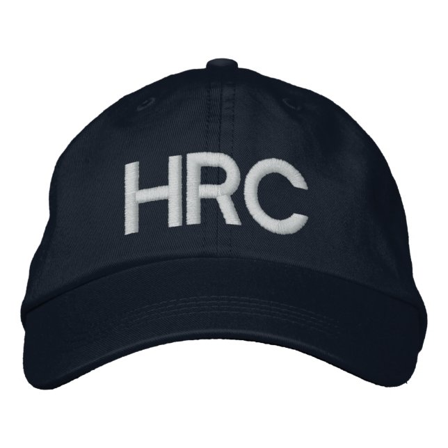 HRC - Hillary Rodham Clinton 2020 Embroidered Baseball Hat (Front)