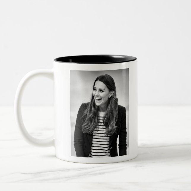 HRH Duchess of Cambridge London 2013 Two-Tone Coffee Mug (Left)