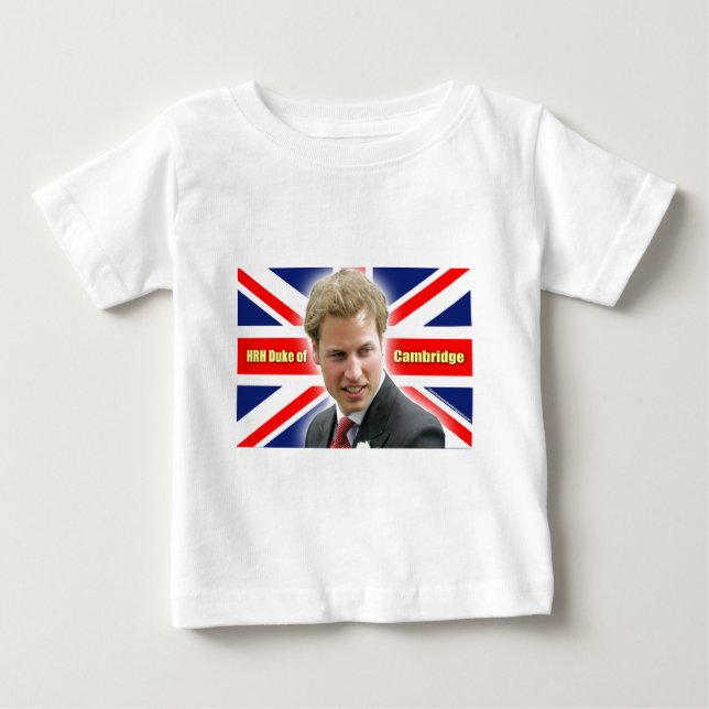 HRH Duke of Cambridge - Stunning! Baby T-Shirt (Front)