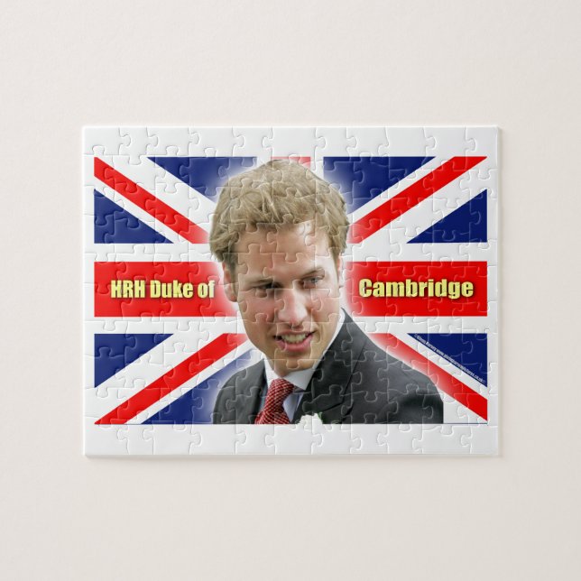HRH Duke of Cambridge - Stunning! Jigsaw Puzzle (Horizontal)