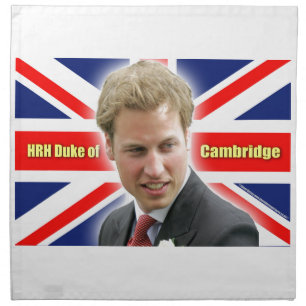HRH Duke of Cambridge - Stunning! Napkin