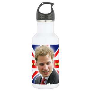 HRH Duke of Cambridge - Stunning! Stainless Steel Water Bottle