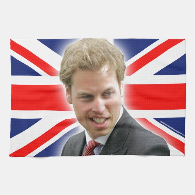 HRH Duke of Cambridge - Stunning! Towel (Horizontal)