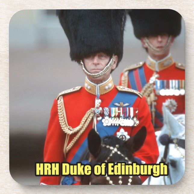 HRH Duke of Edinburgh Coaster (Front)