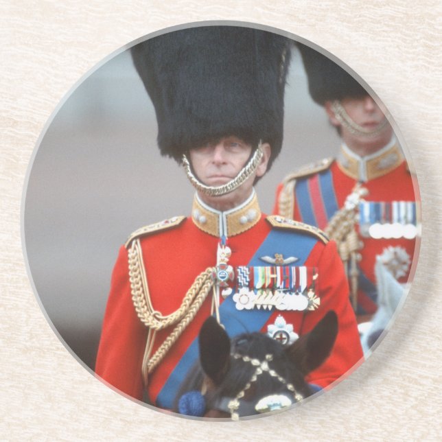 HRH Duke of Edinburgh Drink Coaster (Front)