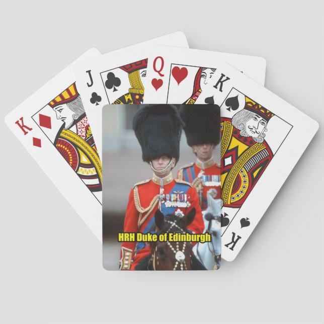 HRH Duke of Edinburgh Poker Cards (Back)