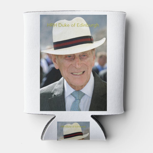 HRH Duke of Edinburgh - Prince Philip Can Cooler (Front)