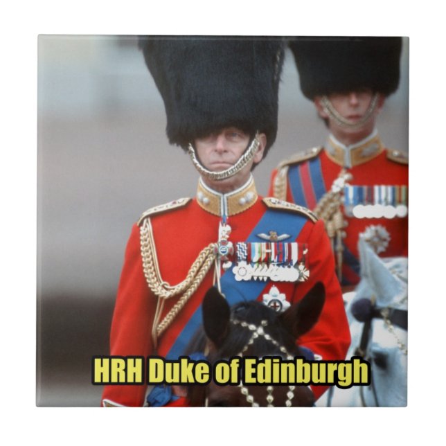 HRH Duke of Edinburgh Tile (Front)