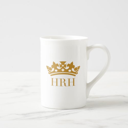 HRH HisHer Royal Highness Crown Mug