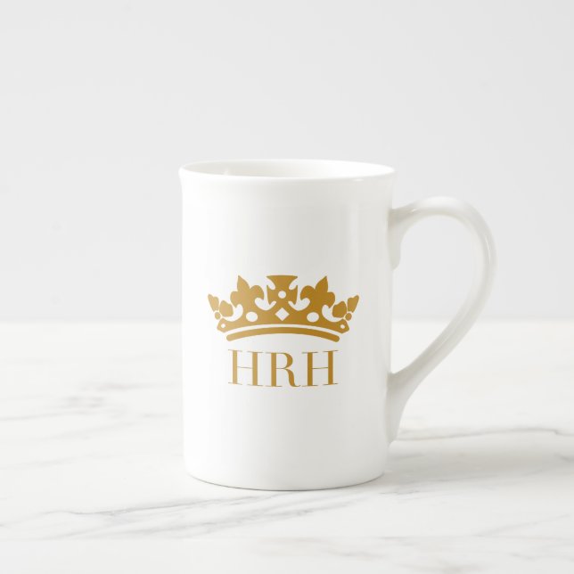 HRH His/Her Royal Highness Crown Mug (Right)