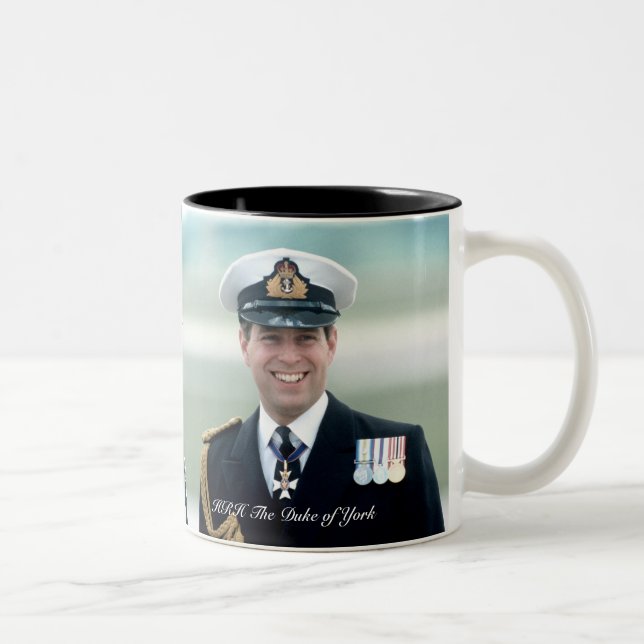 HRH Prince Andrew Two-Tone Coffee Mug (Right)