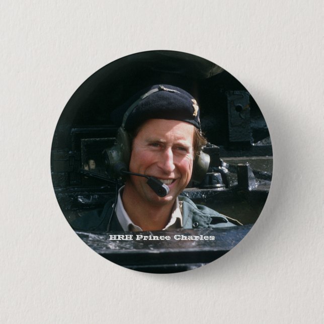 HRH Prince Charles Button (Front)