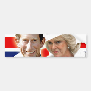 HRH Prince Charles & HRH Duchess of Cornwall Bumper Sticker