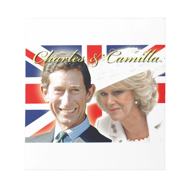 HRH Prince Charles & HRH Duchess of Cornwall Notepad (Front)