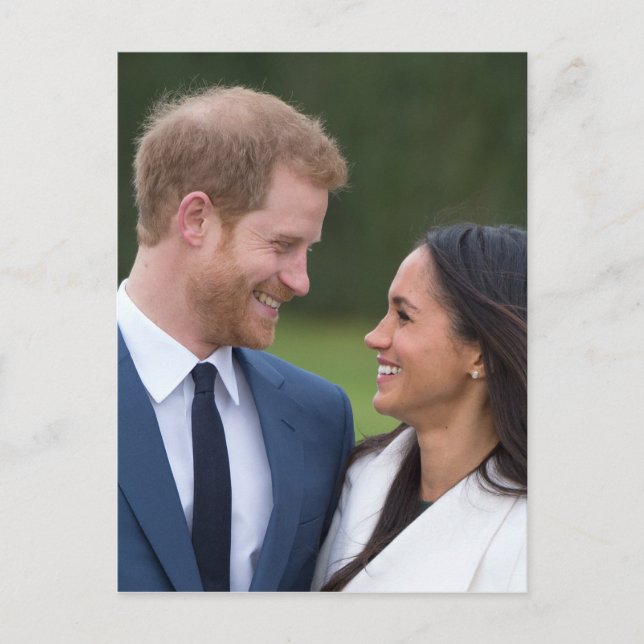 HRH Prince Harry and Meghan Markle Royal Wedding Postcard (Front)